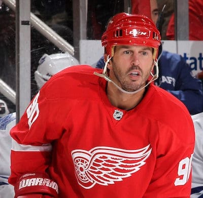 Former Detroit Red Wings player Mike Modano registered a historic first at a celebrity golf tournament